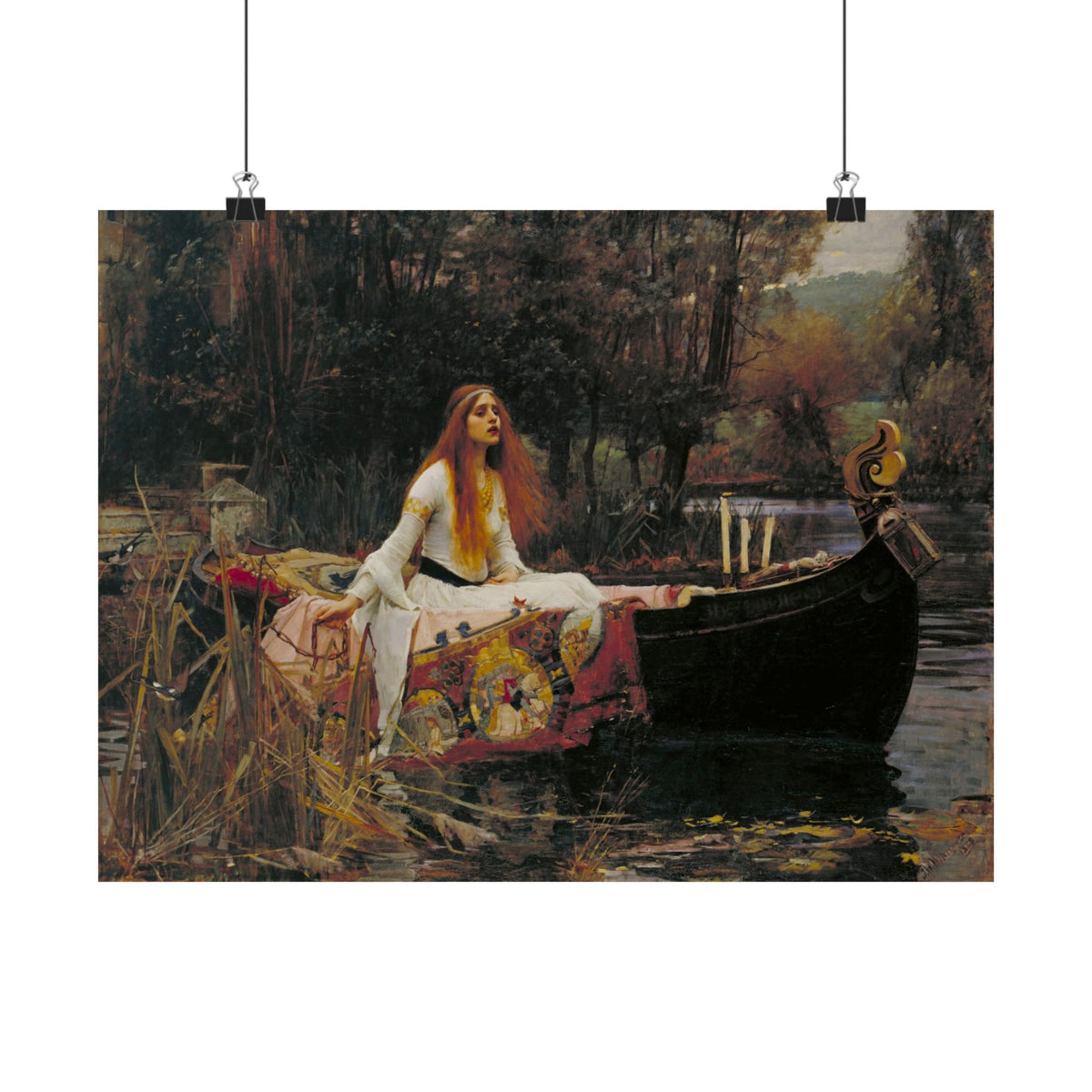 John William Waterhouse 'The Lady of Shalott' Poster