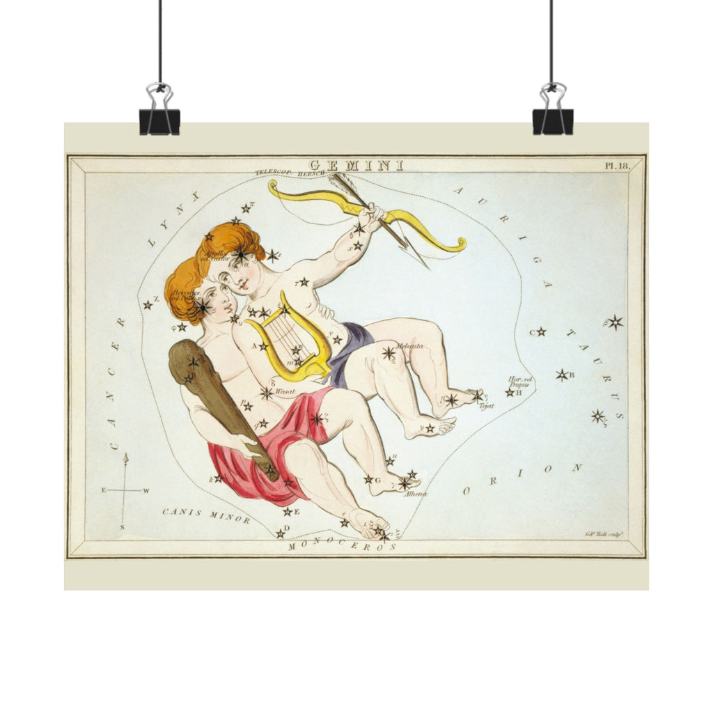 Sidney Hall 'Gemini' Poster