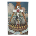 Jewel of the Rose Croix Banner Flag: Knapp Hanging Wall Flag, 34.5 x 56 in