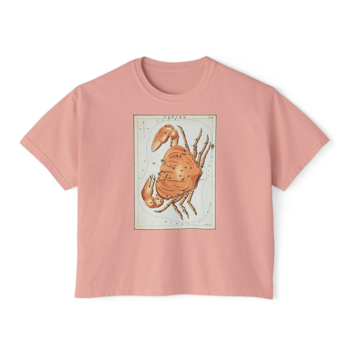 Cancer Zodiac Boxy Tee