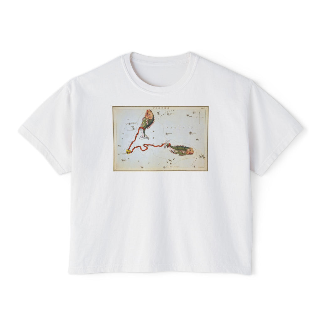 Pisces Zodiac Boxy Tee