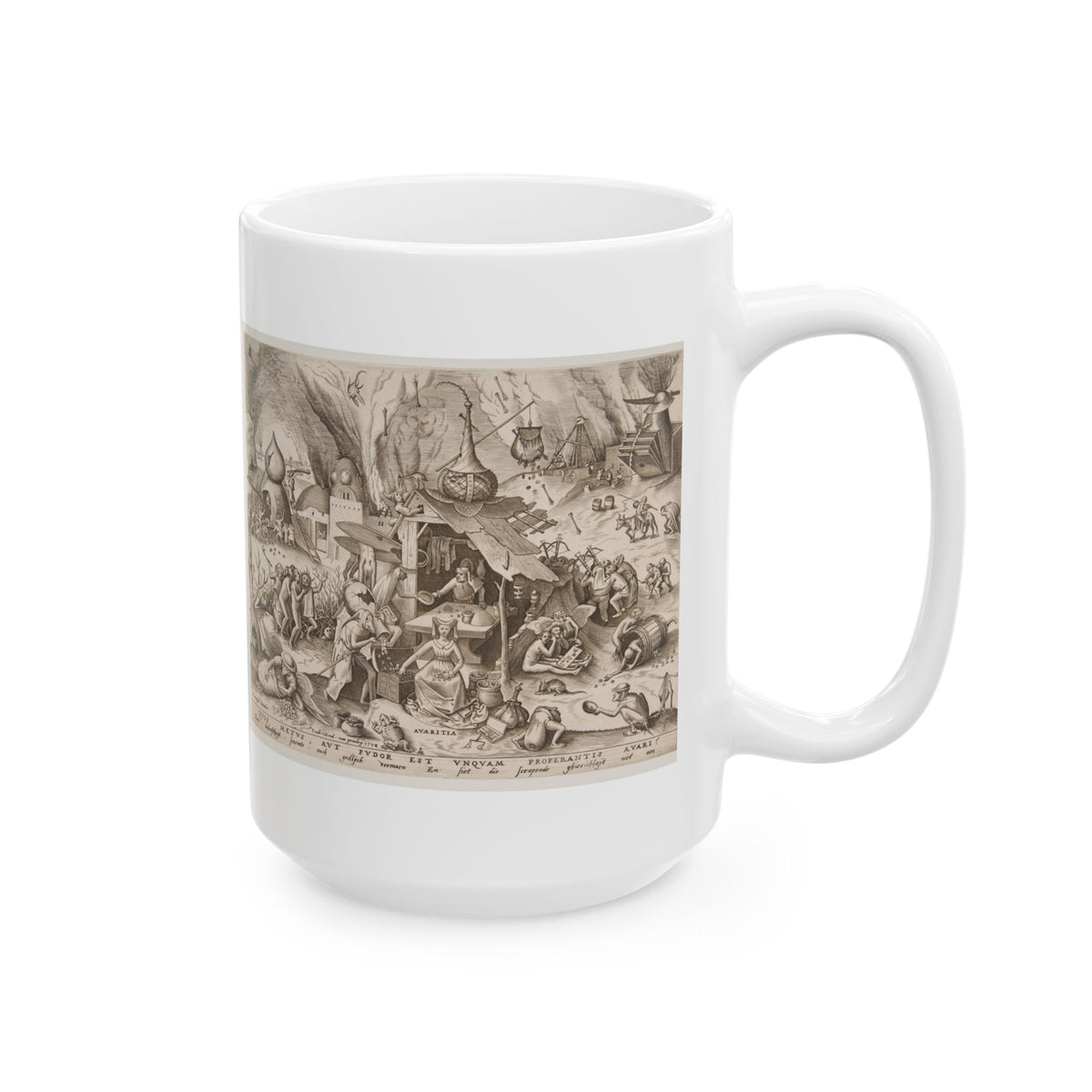 Pieter van der Heyden 'Avarice' Mug
