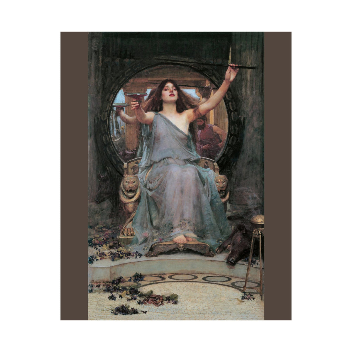 John William Waterhouse 'Circe Offering the Cup to Ulysses' Poster