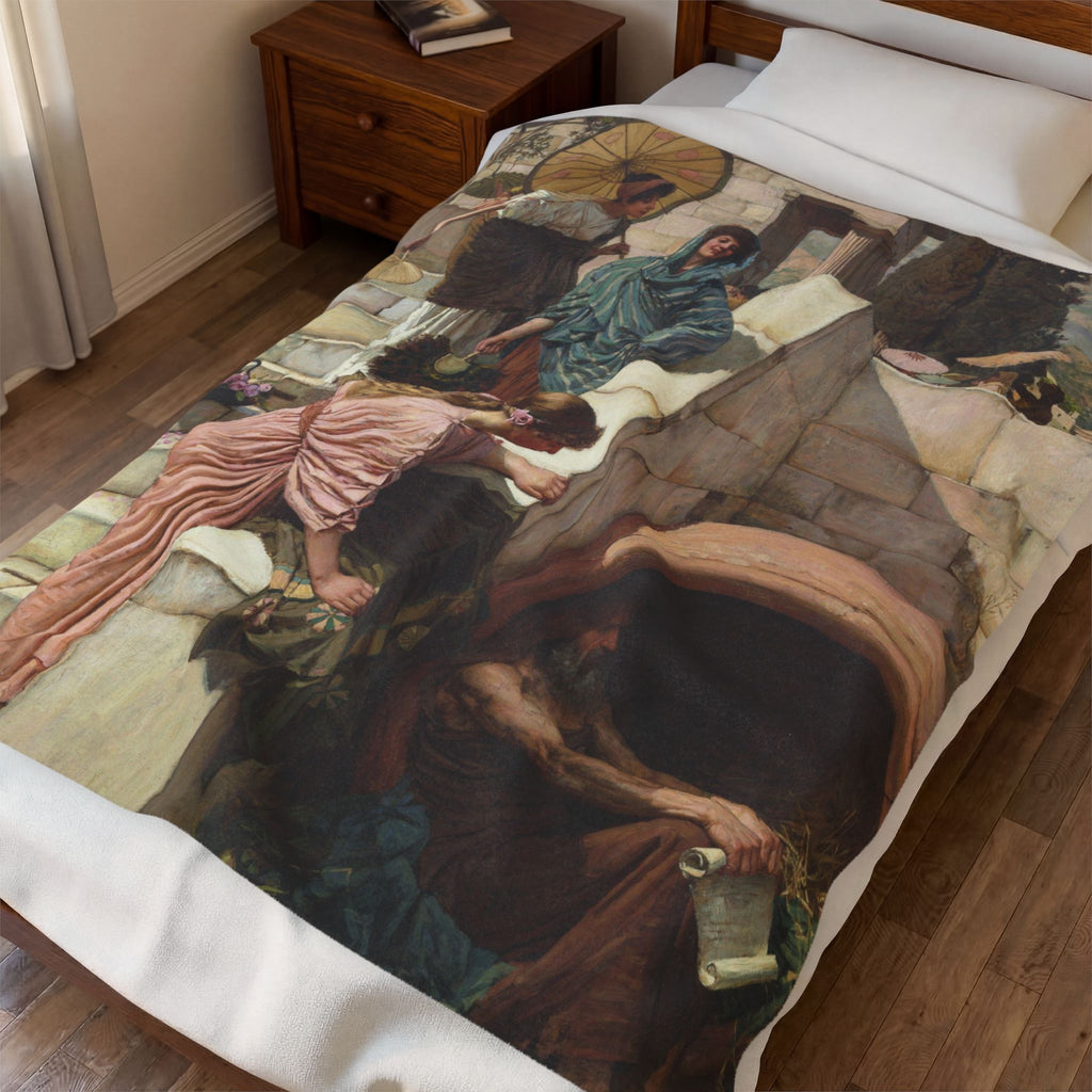 Diogenes Velveteen Plush Blanket