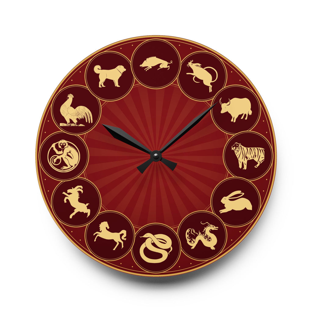 Chinese Zodiac Wall Clock
