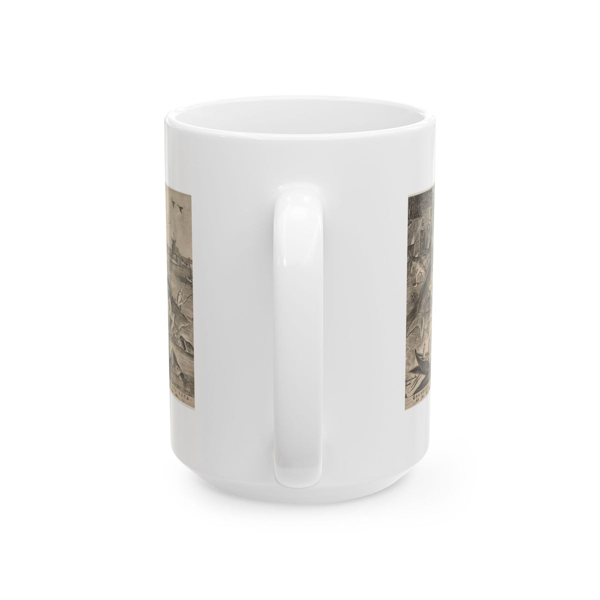 Big Fish Eat Little Fish Mug