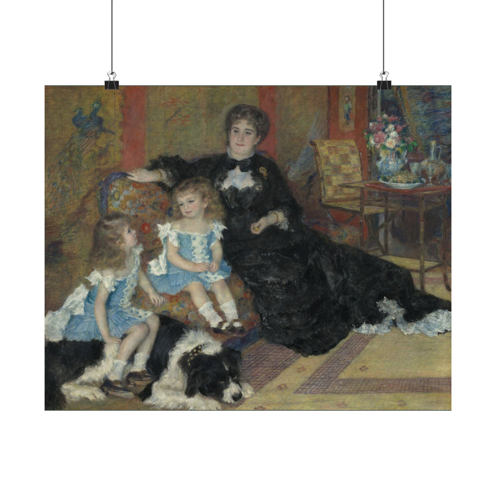 Pierre-Auguste Renoir 'Madame Georges Charpentier and Her Children' Poster
