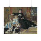 Pierre-Auguste Renoir 'Madame Georges Charpentier and Her Children' Poster