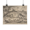 Pieter van der Heyden 'Big Fish Eat Little Fish' Poster