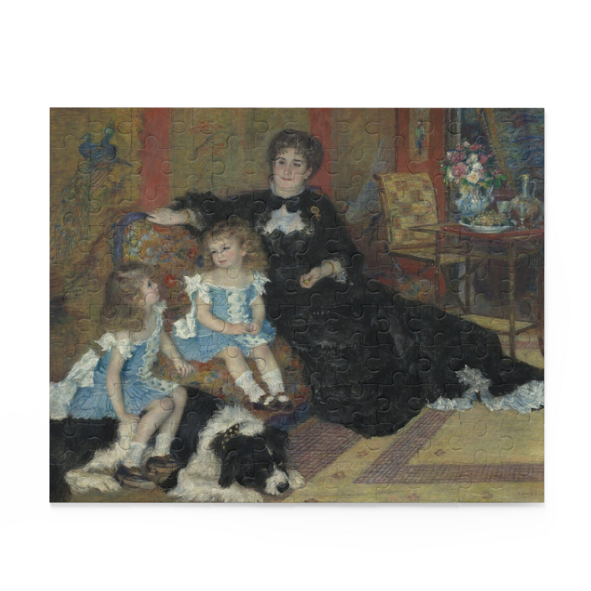 Pierre-Auguste Renoir 'Madame Georges Charpentier and Her Children' Jigsaw Puzzle