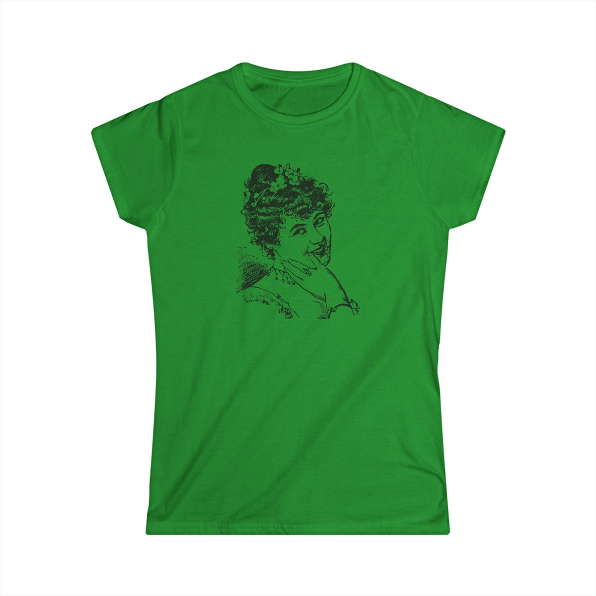 Smile Tee in Irish Green