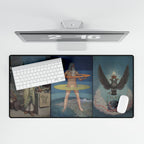 Pythagoras, Grand Man of the Zohar and Supreme Symbol Desk Mat: Knapp Triptych
