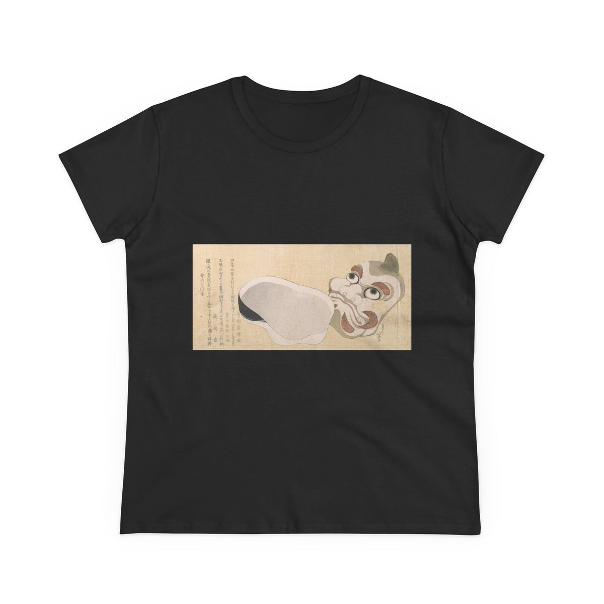 Masks of Oni and Uzume Tee
