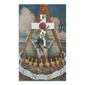 Jewel of the Rose Croix Banner Flag: Knapp Hanging Wall Flag, 34.5 x 56 in