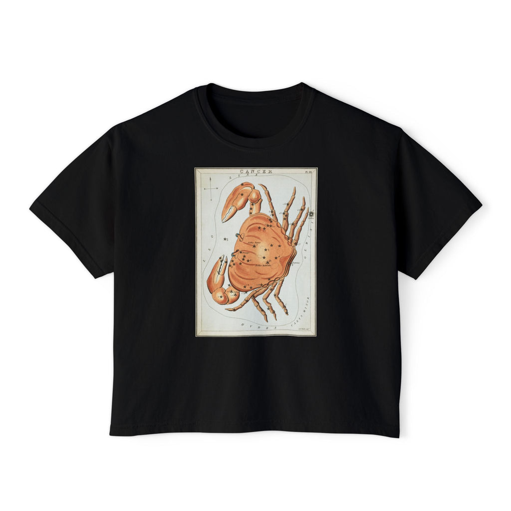 Cancer Zodiac Boxy Tee