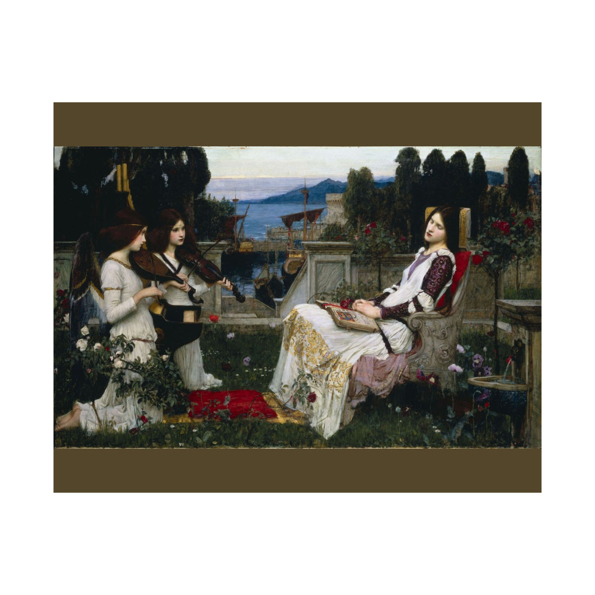 John William Waterhouse 'Saint Cecilia' Poster