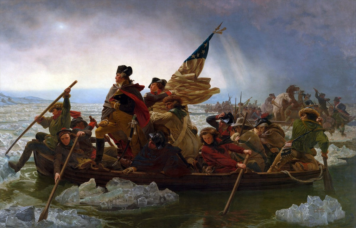 Washington Crossing the Delaware (original artwork)