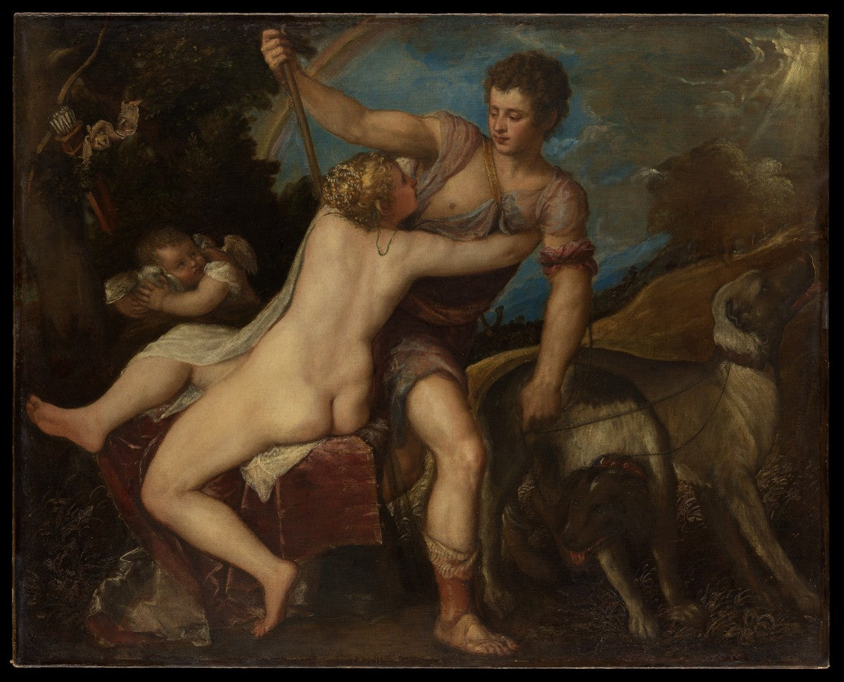 Venus and Adonis (original artwork)