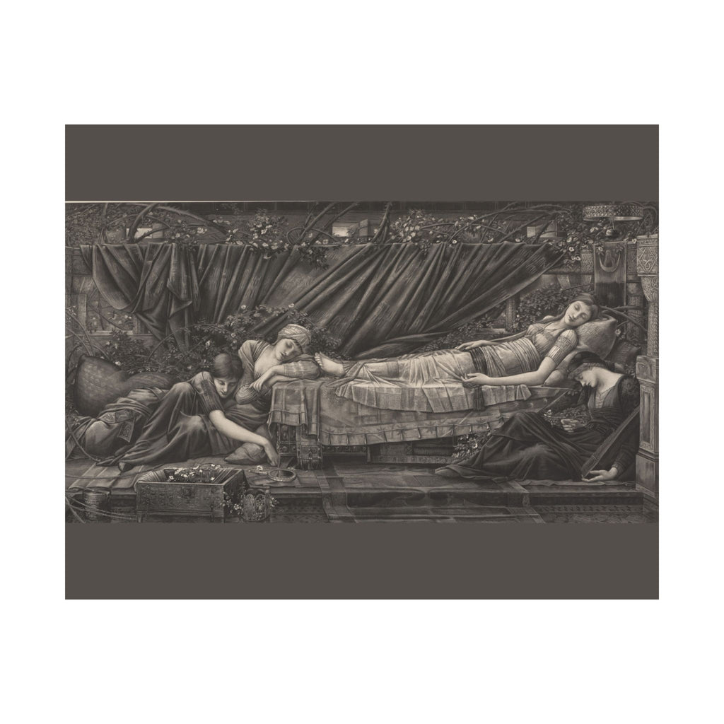 Edward Burne-Jones 'The Rose Bower, The Legend of the Briar Rose' Poster