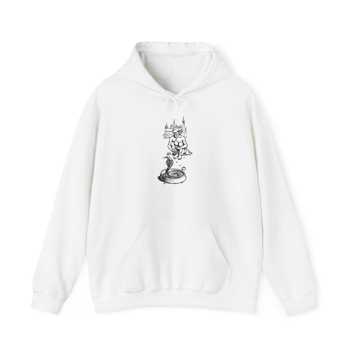 Snake Charmer Hoodie in White