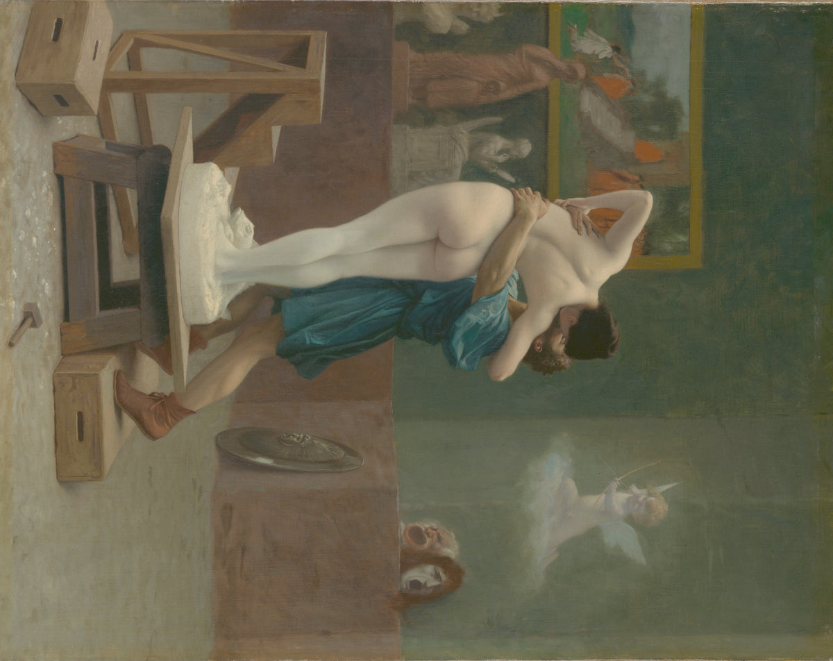 Pygmalion and Galatea original artwork