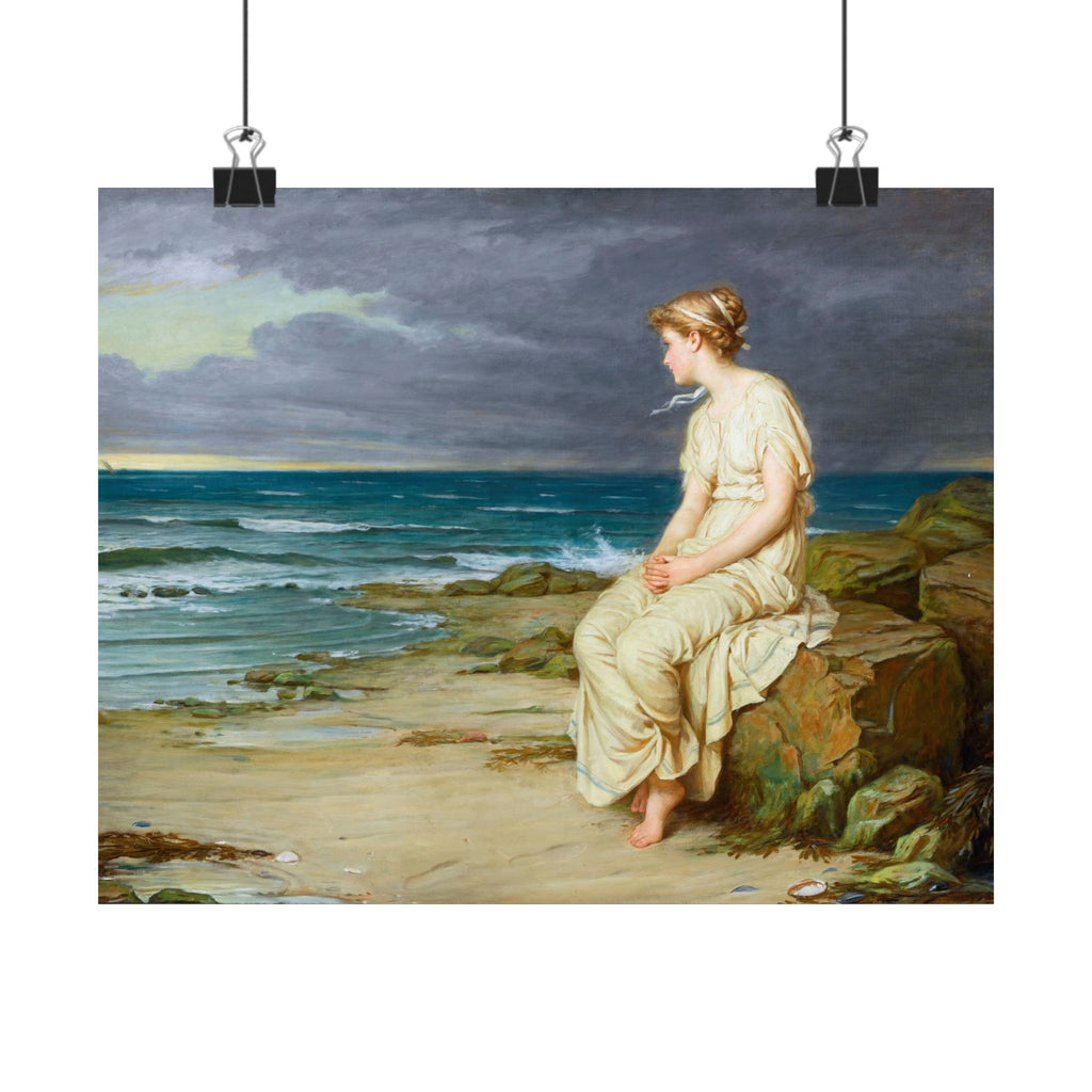John William Waterhouse 'Miranda' (1875) Poster