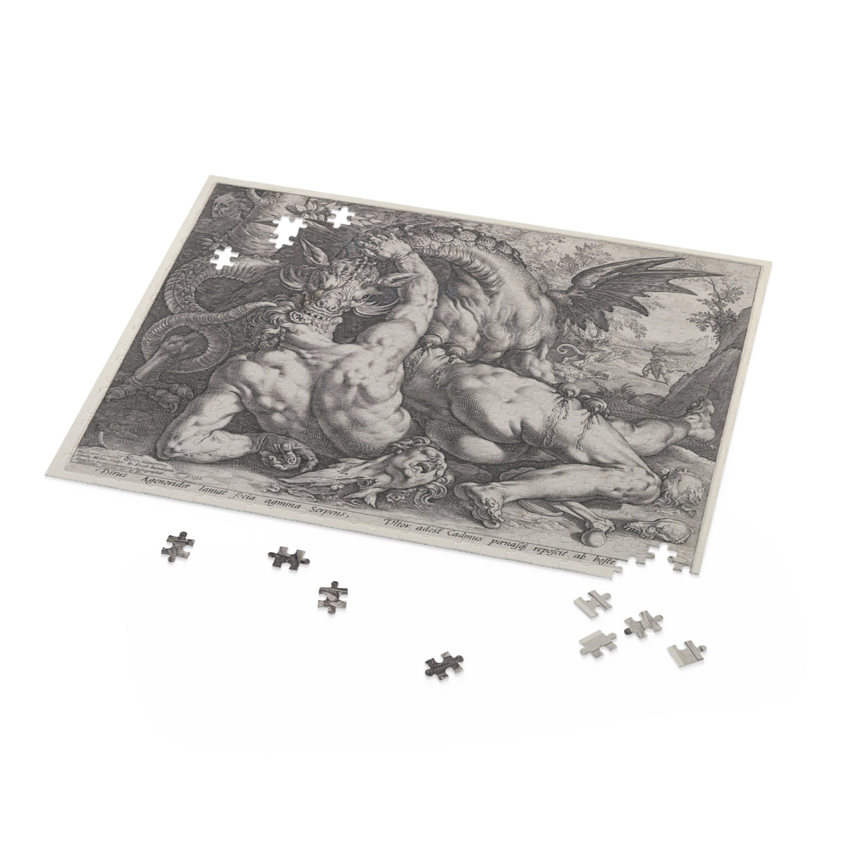 Hendrick Goltzius 'The Dragon Devouring the Companions of Cadmus' Jigsaw Puzzle