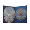 Zodiacal Egg and Microcosm Wall Tapestry: Orphic and Hermetic Diptych