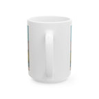 The Moon tarot card mug, Rider-Waite-Smith design, ceramic 11oz/15oz, view 6