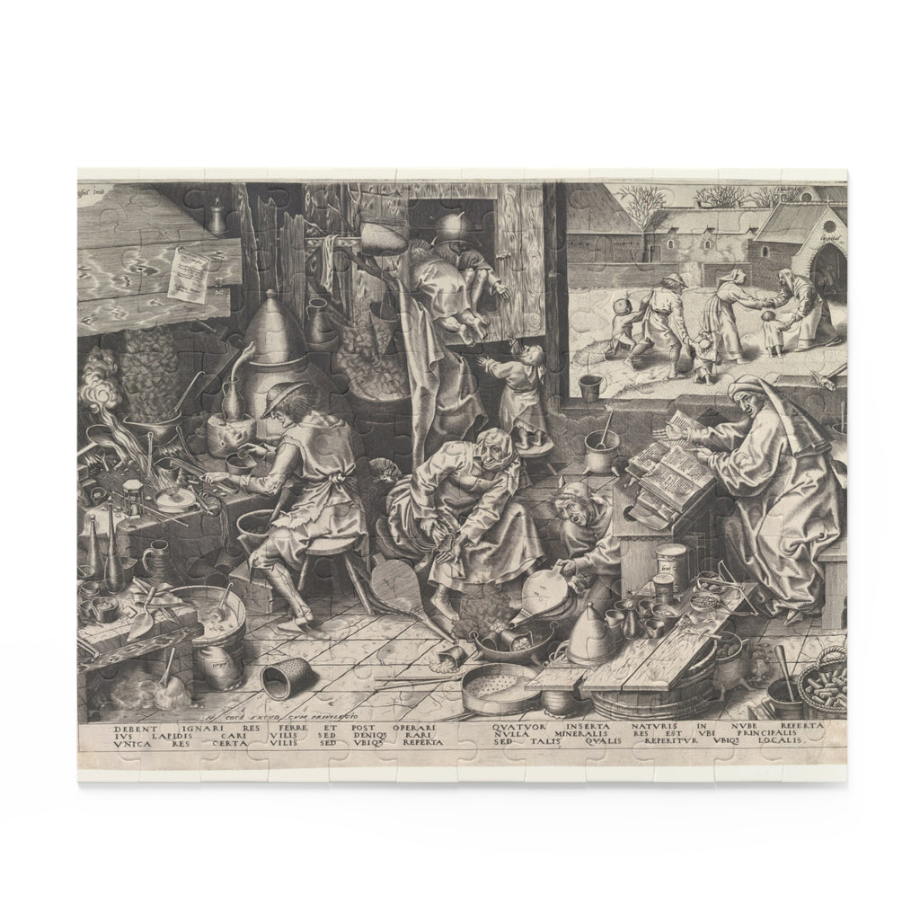 Pieter Bruegel the Elder 'The Alchemist' Jigsaw Puzzle