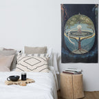Yggdrasil Banner Flag: Knapp Hanging Wall Flag, 34.5 x 56 in