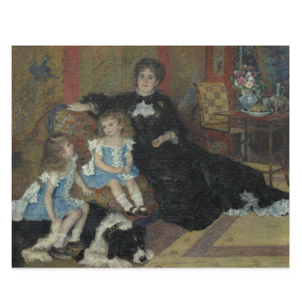 Pierre-Auguste Renoir 'Madame Georges Charpentier and Her Children' Jigsaw Puzzle