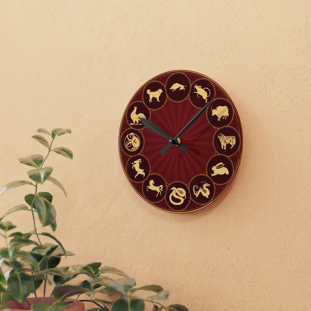 Chinese Zodiac Wall Clock