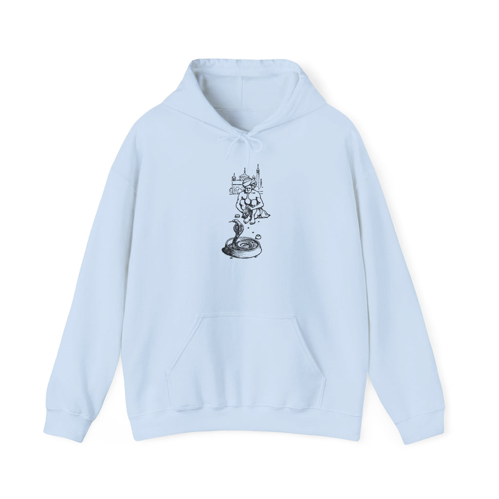 Snake Charmer Hoodie in Light Blue