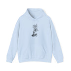 Snake Charmer Hoodie in Light Blue