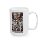 Judgement tarot card mug, Rider-Waite-Smith design, ceramic 11oz/15oz, view 3