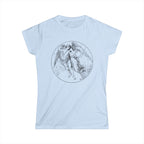 Eros and Psyche Tee in Light Blue