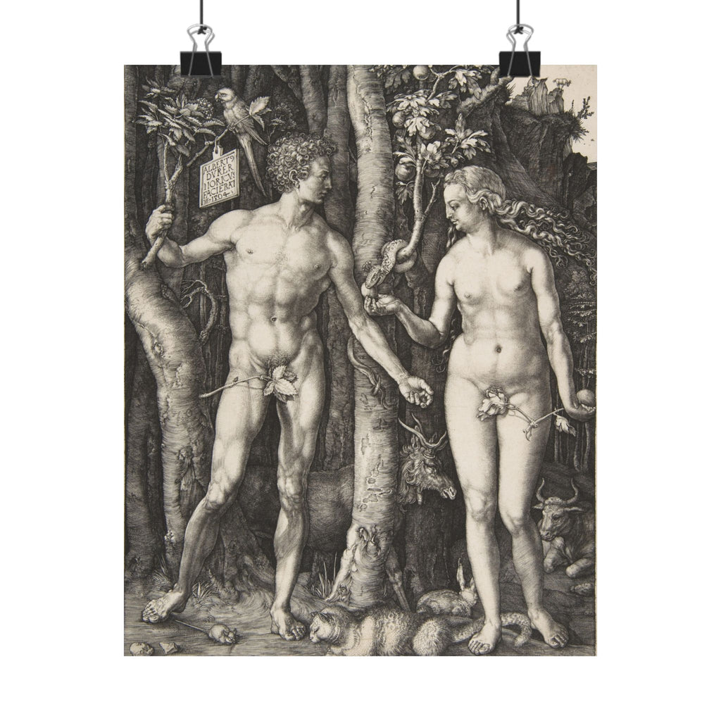 Albrecht Dürer 'Adam and Eve' Poster