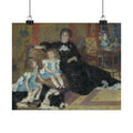 Pierre-Auguste Renoir 'Madame Georges Charpentier and Her Children' Poster