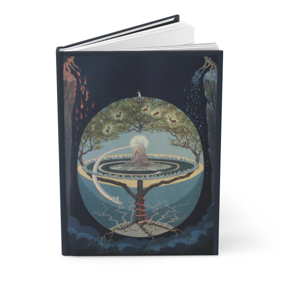 Yggdrasil Journal: Norse World Tree Grimoire Notebook
