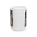 Death tarot card mug, Rider-Waite-Smith design, ceramic 11oz/15oz, view 5