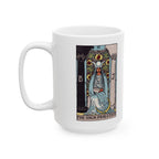 The High Priestess tarot card mug, Rider-Waite-Smith design, ceramic 11oz/15oz, view 4