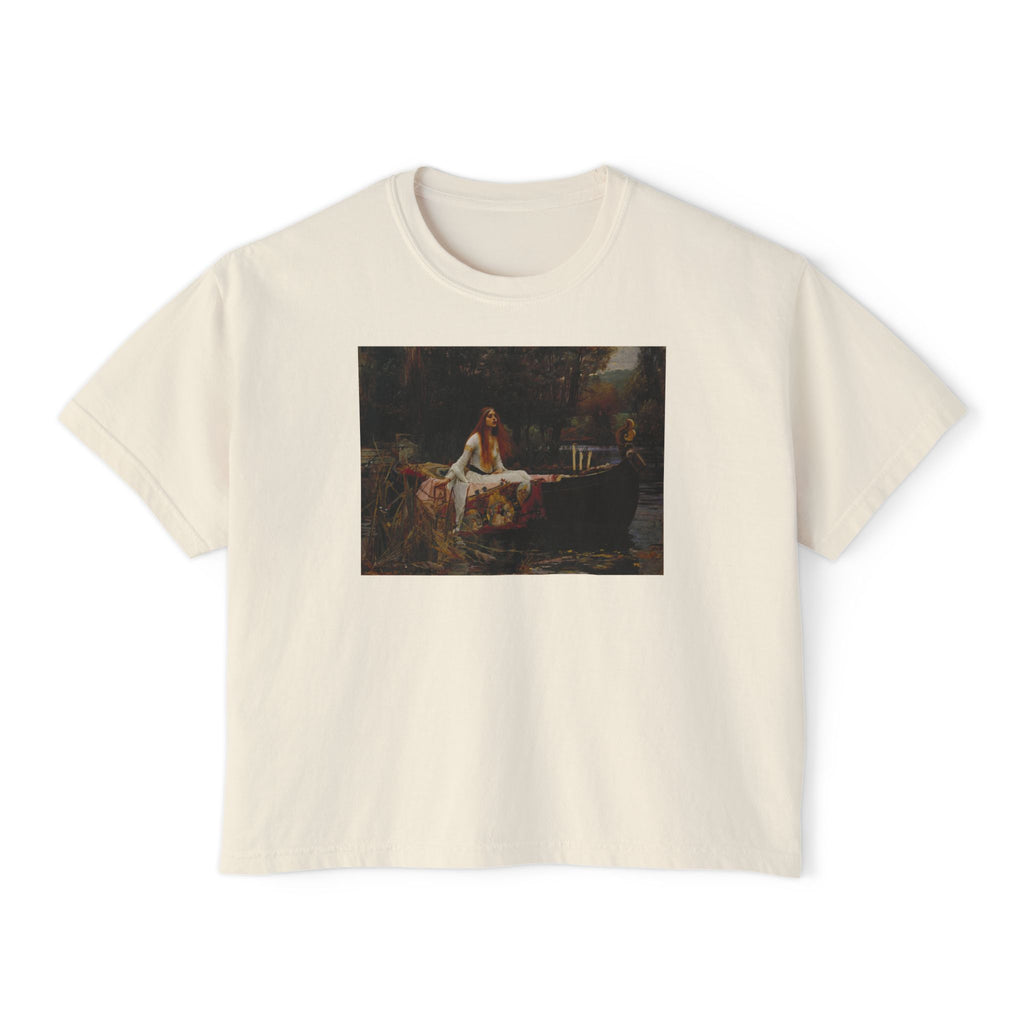 Lady of Shalott Boxy Tee in Ivory