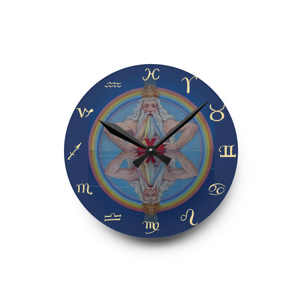 J. Augustus Knapp 'Microcosm and Macrocosm' Zodiac Wall Clock