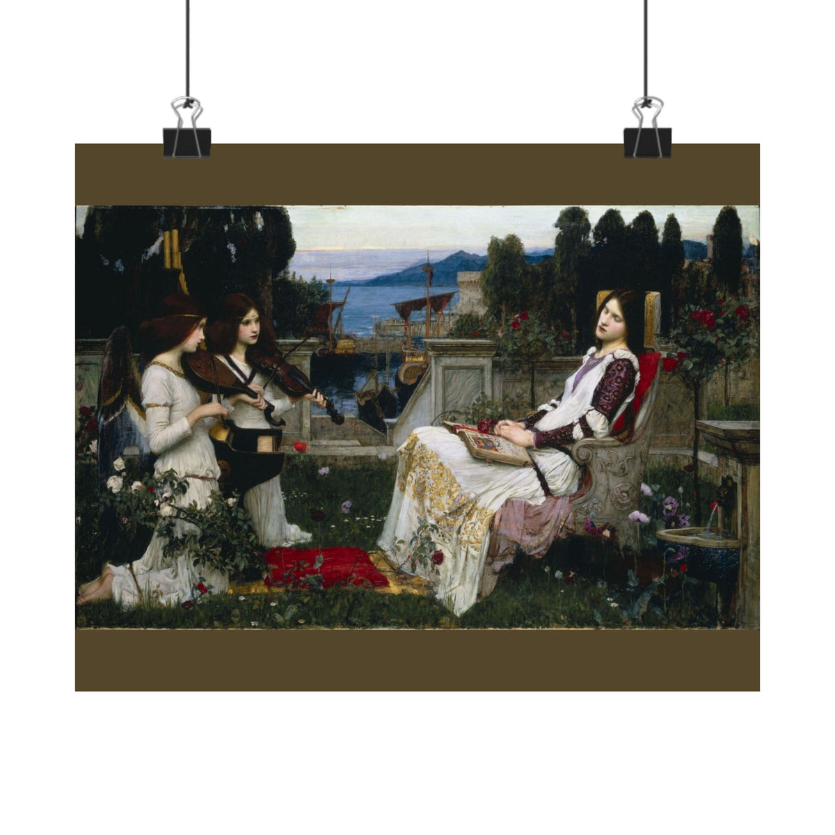 John William Waterhouse 'Saint Cecilia' Poster