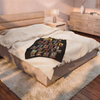 Major Arcana Tarot Velveteen Plush Blanket