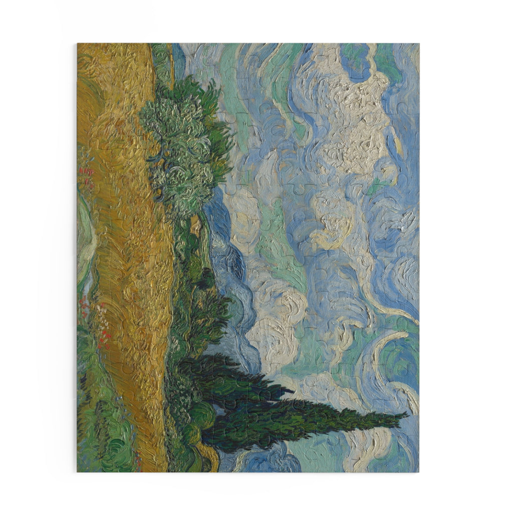 Vincent van Gogh 'Wheat Field with Cypresses' Jigsaw Puzzle