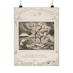 William Blake 'Satan Smiting Job with Boils' Poster