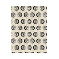 Tree of Life and Serpent Pattern Velveteen Plush Blanket