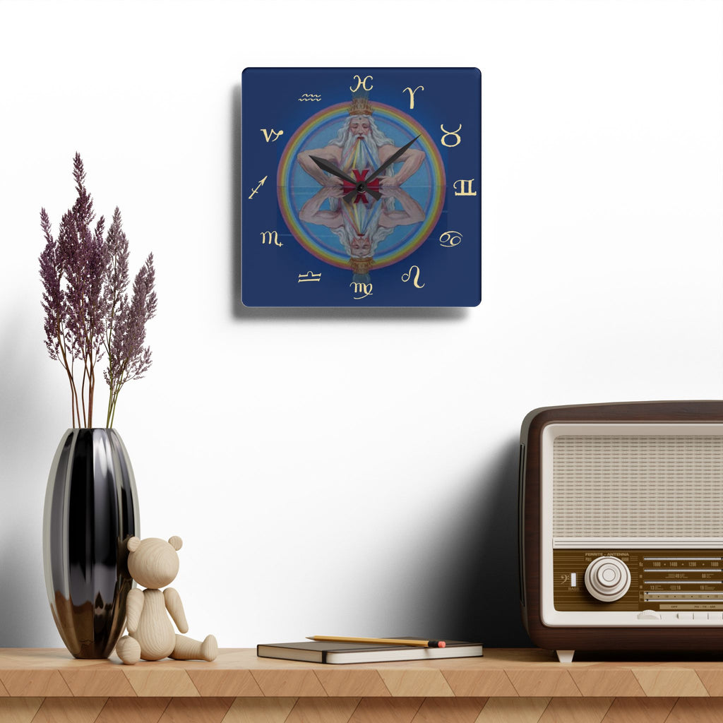 J. Augustus Knapp 'Microcosm and Macrocosm' Zodiac Wall Clock
